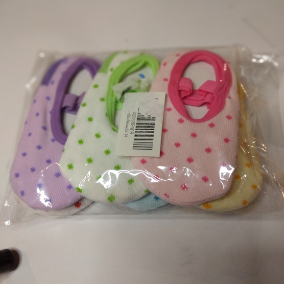 NWT CUNINA 6 PR. BABY TODDLER ANTI SLIP FOOTIES SOCKS 8 - 36M - Picture 5 of 9